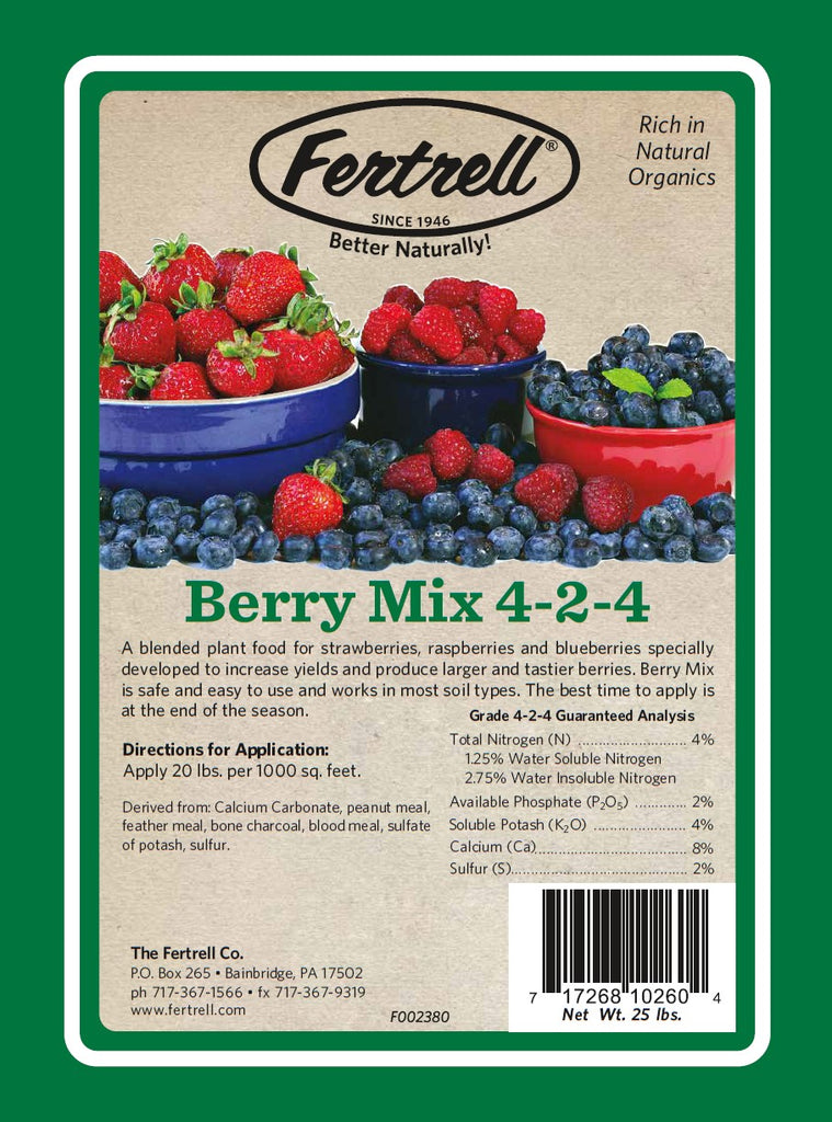 fertilizer for raspberry plants Berry Mix 4-2-4 organic and natural fertilizer for berries – Easy Organic