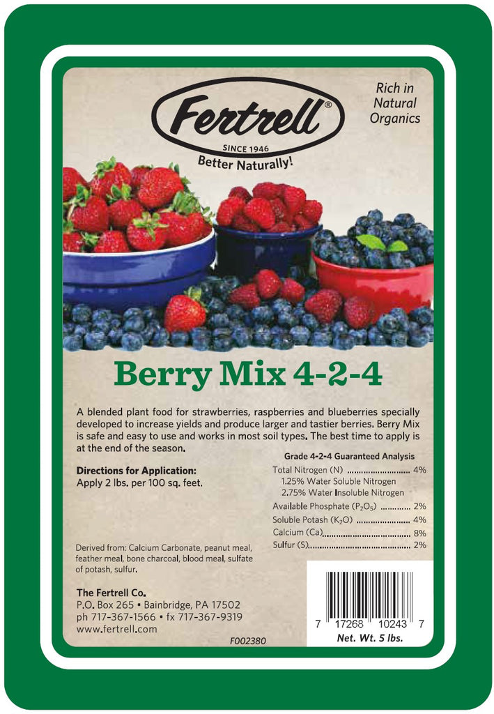 natural fertilizer for blueberry plants Berry Mix 4-2-4 organic and natural fertilizer for berries – Easy Organic