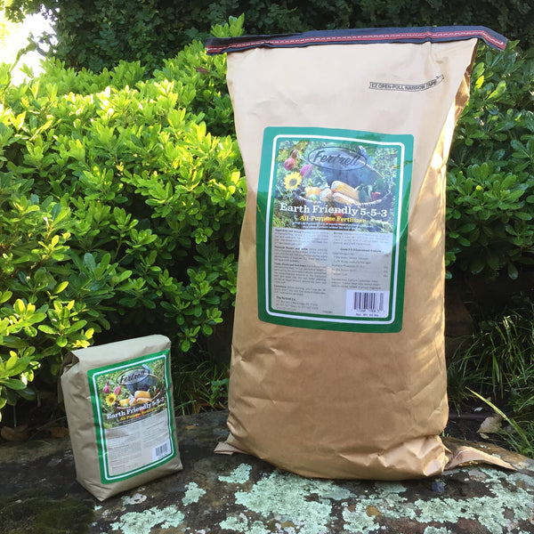 Earth Friendly Organic Fertilizer 5 lb and 50 lb