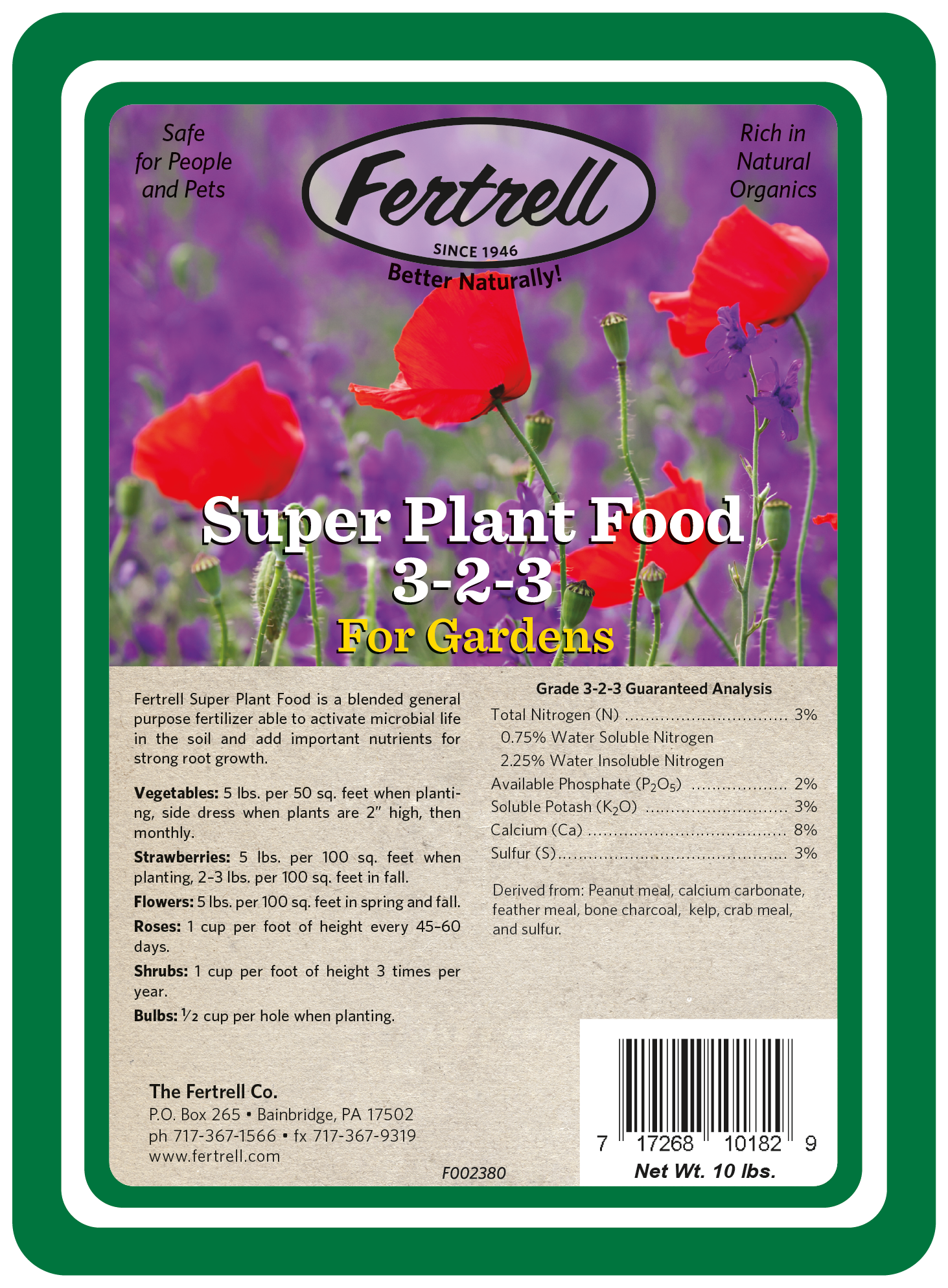 Super Plant Food 10 lb Organic Fertilizer