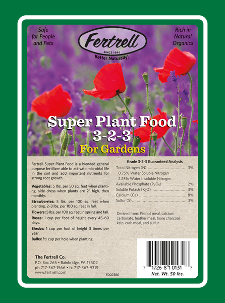 Super Plant Food 50 lb Organic Fertilizer