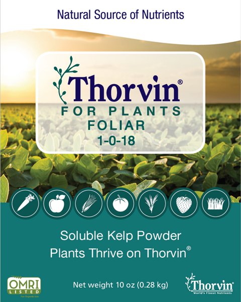 Thorvin for Plants Foliar Front Label